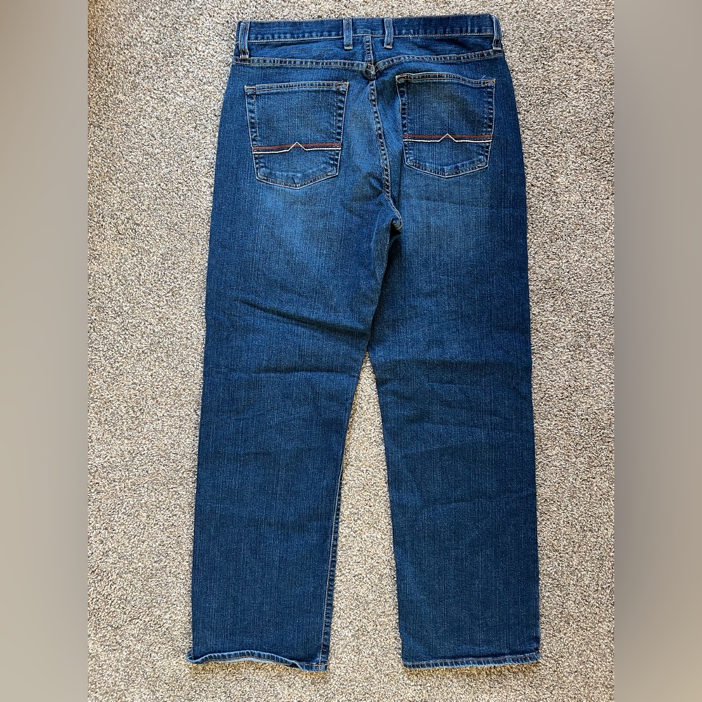 Lucky Brand Mens 34 x 30 Jeans Vintage Classic Fit Style 7MC1000 Ol' Deep Water